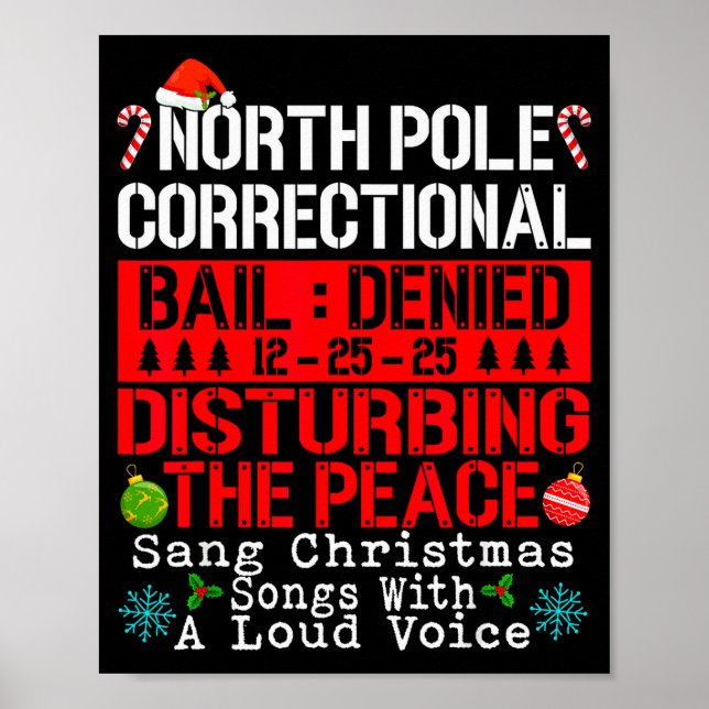 North Le Correctional Sang Christmas Songs With Lo Poster (Front)