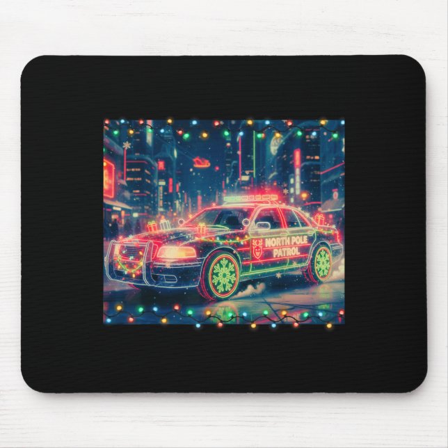 North Le Patrol Christmas Car Tee  Mouse Mat (Front)