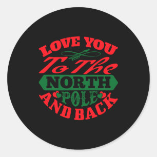 North Le Tygraphy  Classic Round Sticker