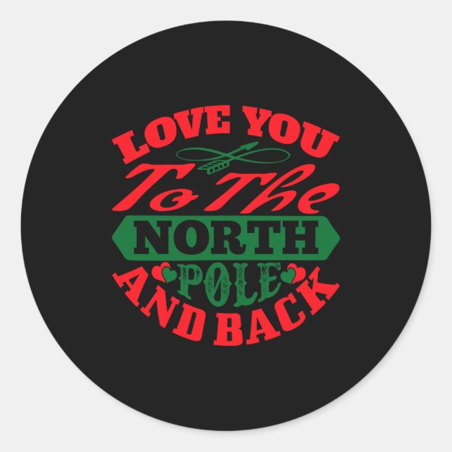 North Le Tygraphy  Classic Round Sticker (Front)