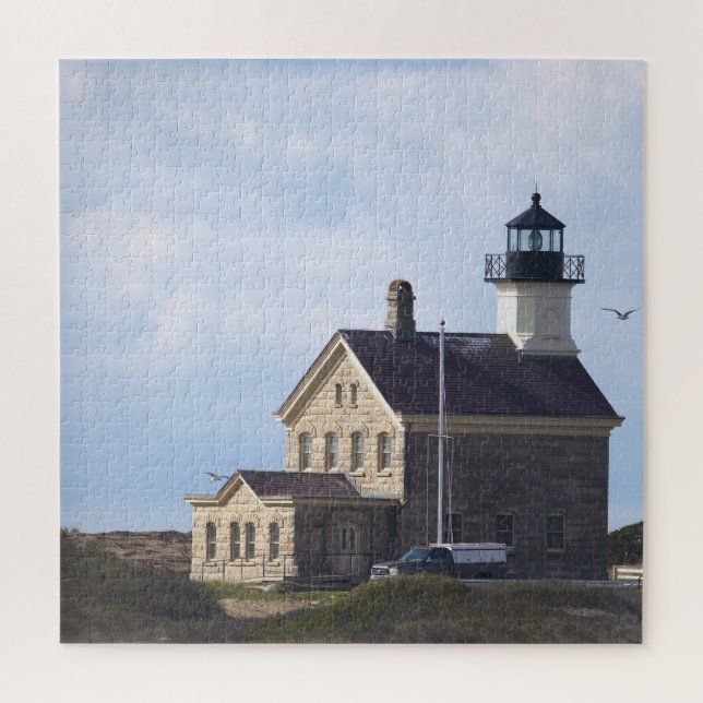 North Light Lighthouse Rhode Island Puzzle (Vertical)