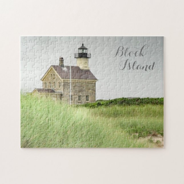 North Lighthouse  Block Island, RI Jigsaw Puzzle (Horizontal)