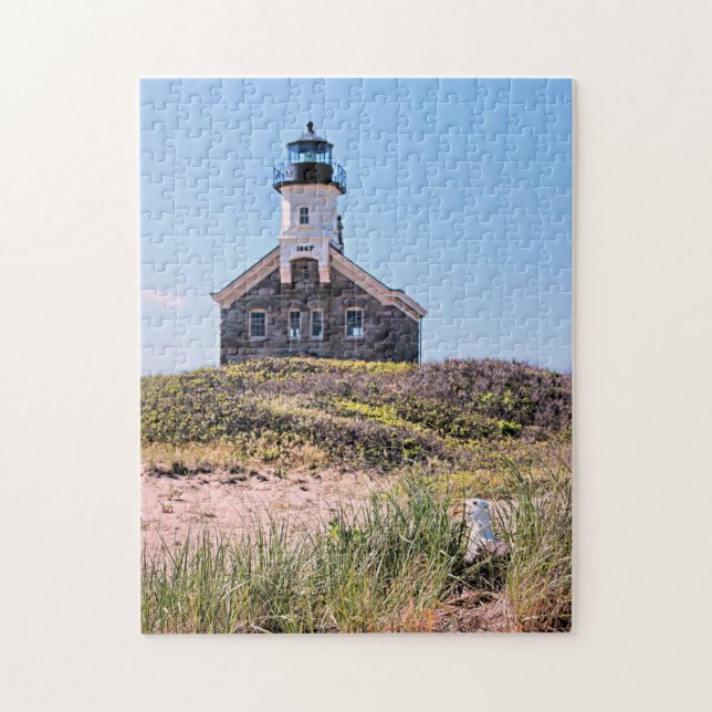 North Lighthouse, Block Island RI Puzzle (Vertical)