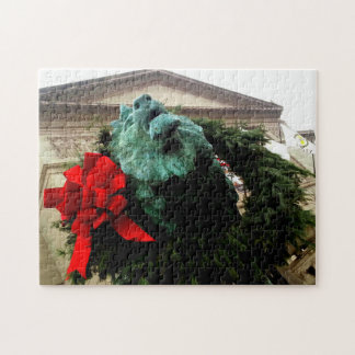 North Lion at the Art Institute of Chicago Jigsaw Puzzle