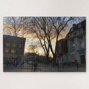 North London Sunset UK England Photography Jigsaw Puzzle