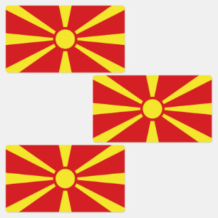 North Macedonia Flag