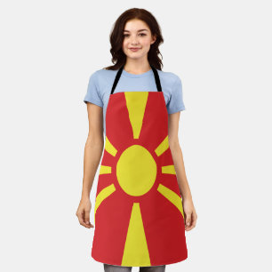North Macedonia flag Apron