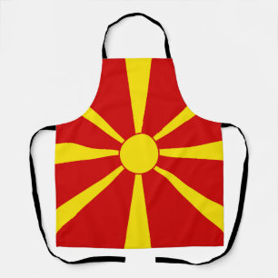 North Macedonia flag Apron