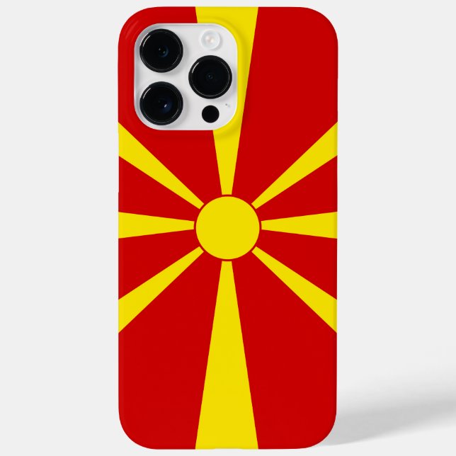 North Macedonia flag Case-Mate iPhone Case (Back)
