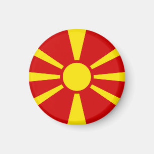 North Macedonia Flag Magnet