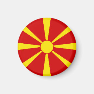North Macedonia flag Magnet