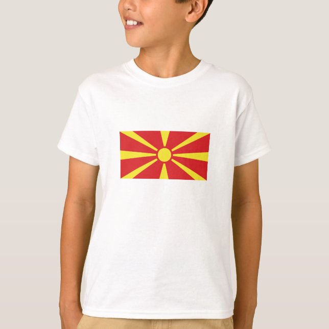 North Macedonia Flag T-Shirt (Front)