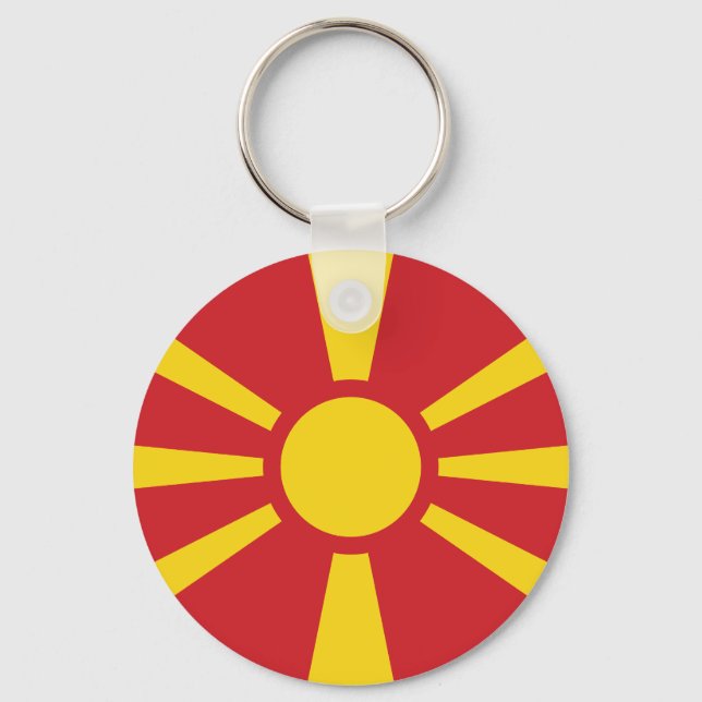 North Macedonia Key Ring (Front)
