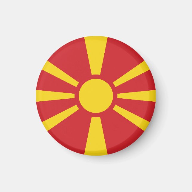 North Macedonia Magnet (Front)