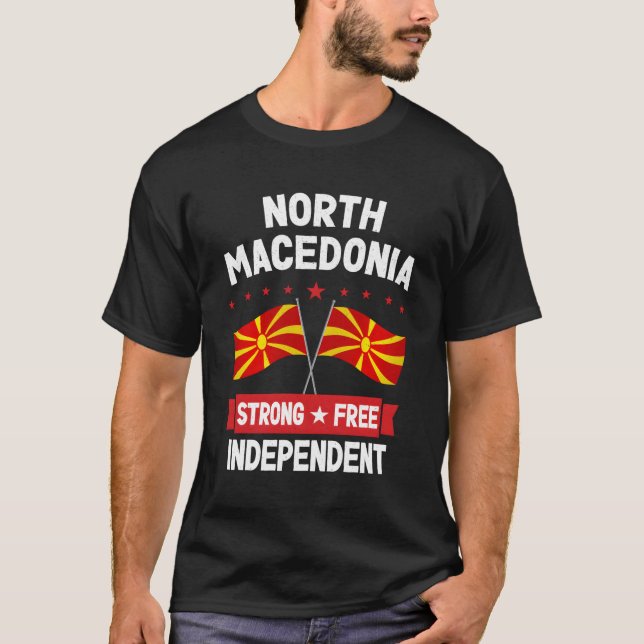 North Macedonia T-Shirt (Front)