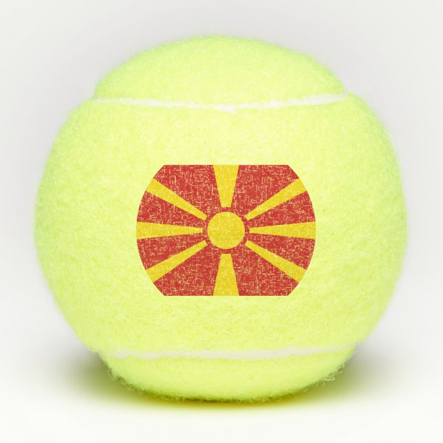 North Macedonia Tennis Balls (Front)
