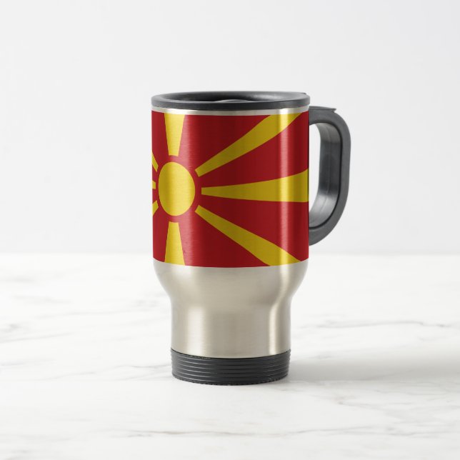 North Macedonia Travel Mug (Front Right)
