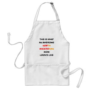 north macedonian mum, standard apron