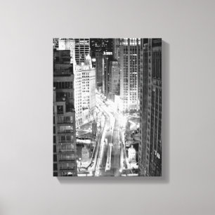 North Michigan Avenue in Chicago after winter Canvas Print