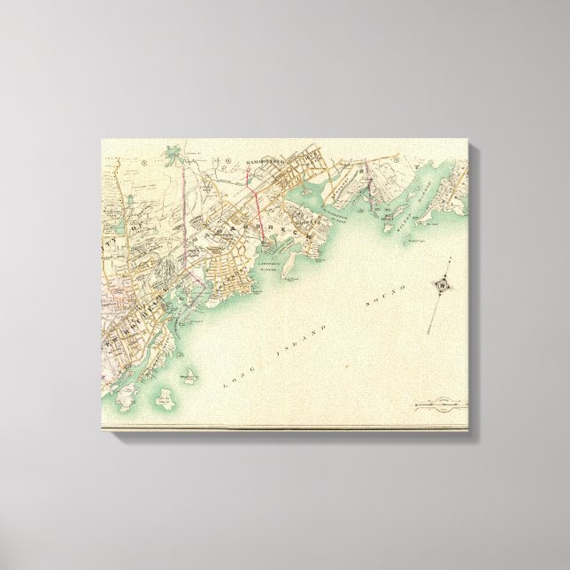 North New York City 2 Canvas Print (Front)