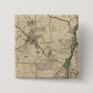 North New York City 5 15 Cm Square Badge