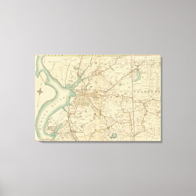 North New York City 7 Canvas Print (Front)