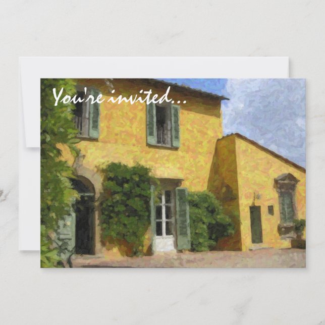 North of Italy Party Invitations (Front)