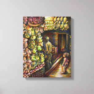 North of the Circus Canvas Print