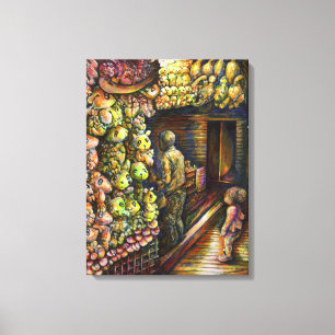 North of the Circus Canvas Print