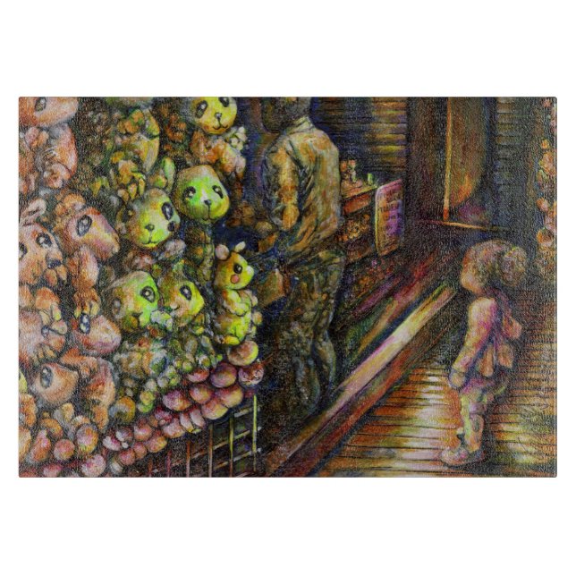 North of the Circus Cutting Board (Front)