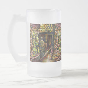 North of the Circus Frosted Glass Beer Mug