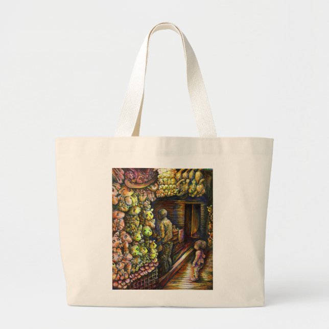 North of the Circus Large Tote Bag (Front)