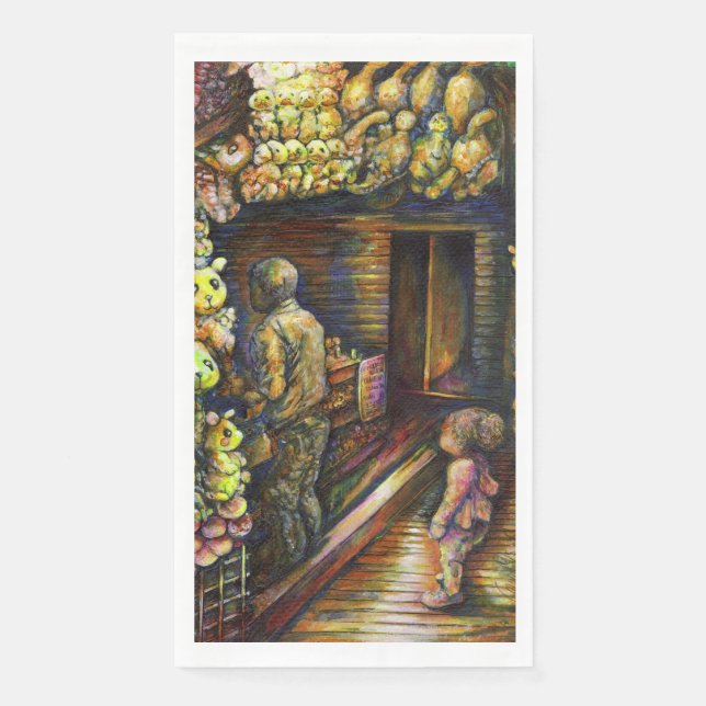 North of the Circus Napkin (Front)