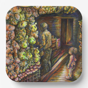 North of the Circus Paper Plate