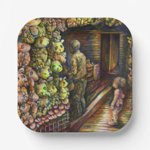 North of the Circus Paper Plate