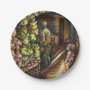 North of the Circus Paper Plate