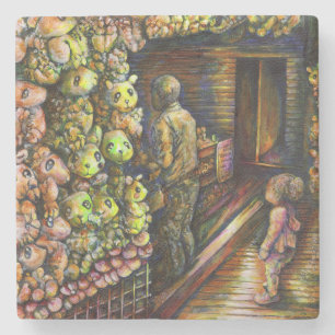 North of the Circus Stone Coaster