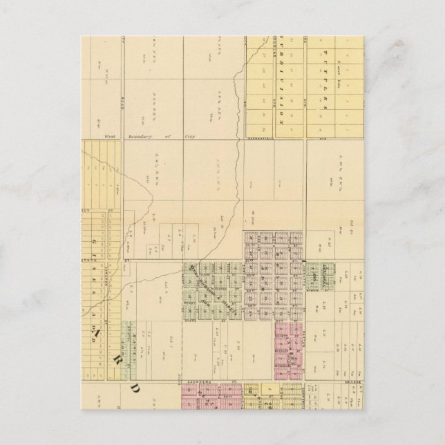 North Omaha, Nebraska Postcard (Front)