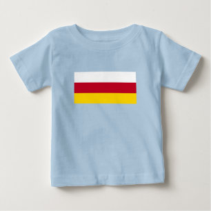 North Ossetia Flag Baby T-Shirt