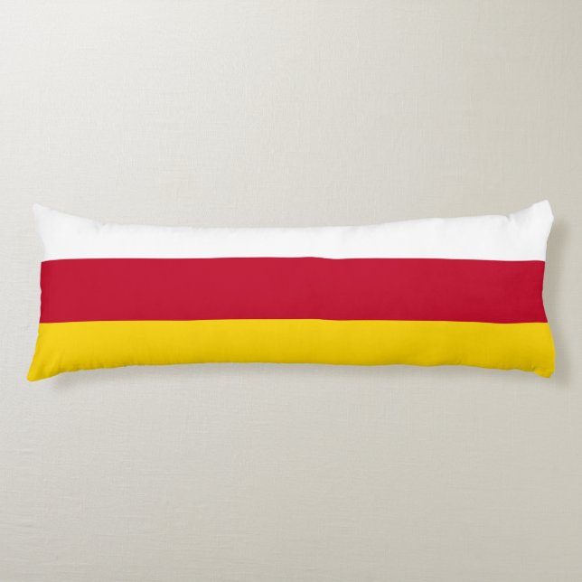 North Ossetia Flag Body Cushion (Front)