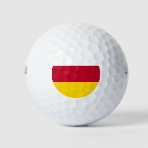 North Ossetia Flag Golf Balls