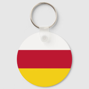North Ossetia Flag Key Ring