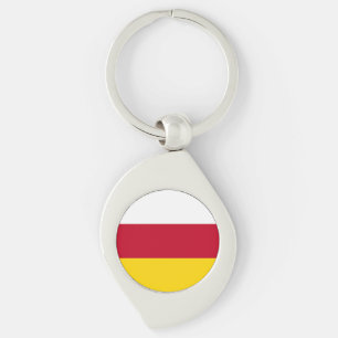 North Ossetia Flag Key Ring