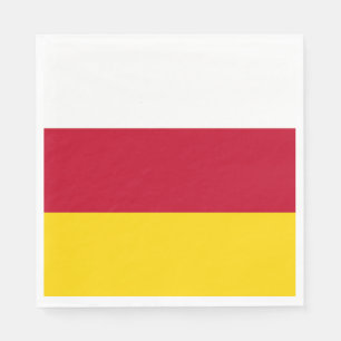 North Ossetia Flag Napkin
