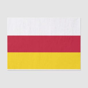 North Ossetia Flag Tissue Paper