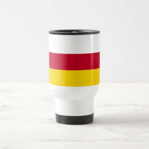 North Ossetia Flag Travel Mug