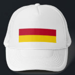 North Ossetia Flag Trucker Hat<br><div class="desc">Patriotic flag of North Ossetia Alania.</div>