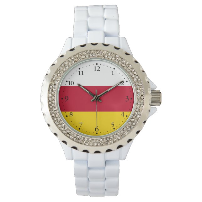 North Ossetia Flag Watch (Front)