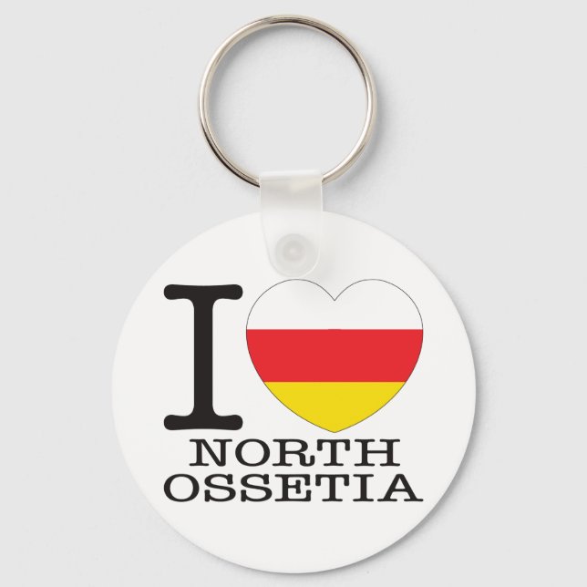 North Ossetia Love v2 Key Ring (Front)
