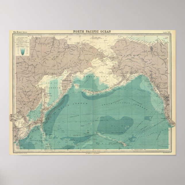 North Pacific Ocean Poster (Front)